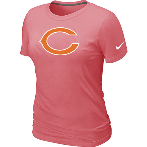 Chicago Bears Pink Women's Logo T-Shirt,We sell and wholesale Chicago Bears Pink Women's Logo T-Shirt on line form chian!