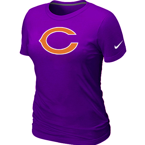 Chicago Bears Purple Women's Logo T-Shirt,We sell and wholesale Chicago Bears Purple Women's Logo T-Shirt on line form chian!