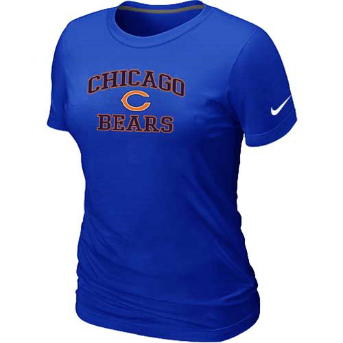 Chicago Bears Women's Heart & Soul Blue T-Shirt,We sell and wholesale Chicago Bears Women's Heart & Soul Blue T-Shirt on line form chian!
