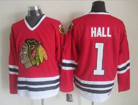 Chicago Blackhawks #1 Hall Red CCM Throwback Jerseys,We sell and wholesale Chicago Blackhawks #1 Hall Red CCM Throwback Jerseys on line form chian!