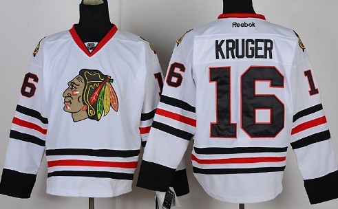 Chicago Blackhawks #16 Marcus Kruger White Jerseys,We sell and wholesale Chicago Blackhawks #16 Marcus Kruger White Jerseys on line form chian!
