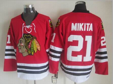 Chicago Blackhawks #21 Stan Mikita Red CCM Throwback Jerseys,We sell and wholesale Chicago Blackhawks #21 Stan Mikita Red CCM Throwback Jerseys on line form chian!