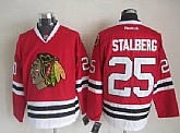 Chicago Blackhawks #25 Stalberg Red Jerseys