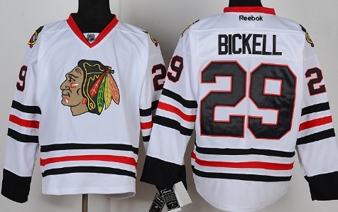 Chicago Blackhawks #29 Bryan Bickell White Jerseys,We sell and wholesale Chicago Blackhawks #29 Bryan Bickell White Jerseys on line form chian!