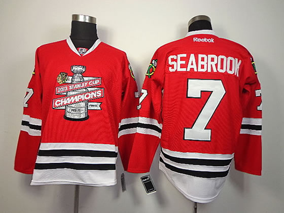 Chicago Blackhawks #7 Brent Seabrook 2013 Stanley Cup Champions Red Jerseys,We sell and wholesale Chicago Blackhawks #7 Brent Seabrook 2013 Stanley Cup Champions Red Jerseys on line form chian!