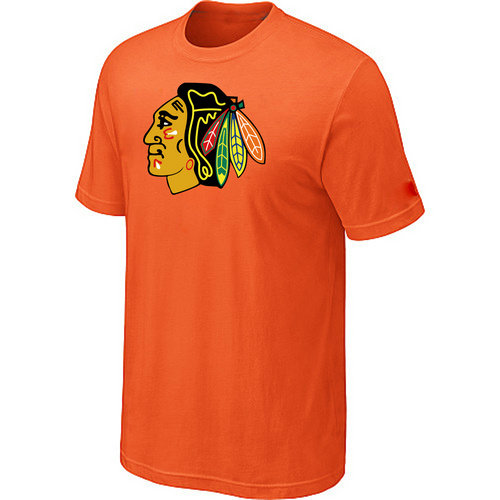 Chicago Blackhawks Big & Tall Logo Orange T-Shirt,We sell and wholesale Chicago Blackhawks Big & Tall Logo Orange T-Shirt on line form chian!