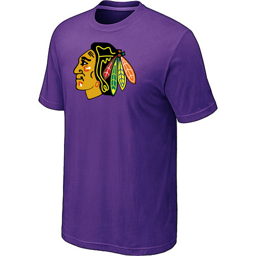 Chicago Blackhawks Big & Tall Logo Purple T-Shirt,We sell and wholesale Chicago Blackhawks Big & Tall Logo Purple T-Shirt on line form chian!