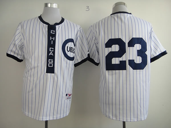 Chicago Cubs #23 Sandberg Authentic 1909 Turn The Clock White Jerseys,We sell and wholesale Chicago Cubs #23 Sandberg Authentic 1909 Turn The Clock White Jerseys on line form chian!