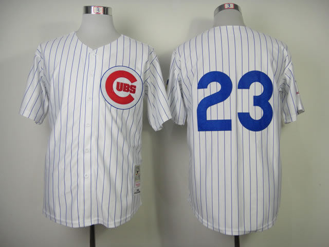 Chicago Cubs #23 Sandberg White Pinstripe 1984 Throwback Jerseys,We sell and wholesale Chicago Cubs #23 Sandberg White Pinstripe 1984 Throwback Jerseys on line form chian!
