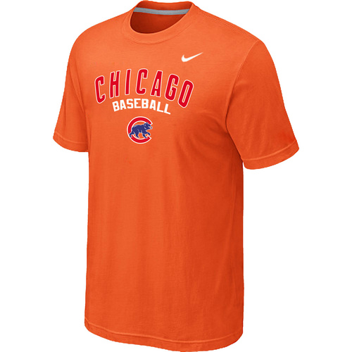 Chicago Cubs 2014 Home Practice T-Shirt - Orange,We sell and wholesale Chicago Cubs 2014 Home Practice T-Shirt - Orange on line form chian!