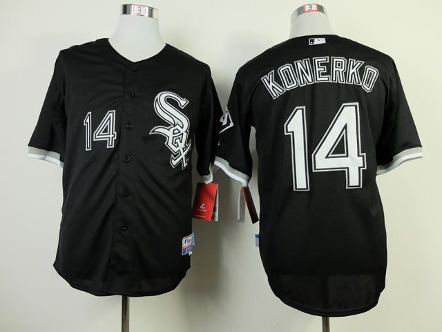 Chicago White Sox #14 Paul Konerko Black Jerseys,We sell and wholesale Chicago White Sox #14 Paul Konerko Black Jerseys on line form chian!