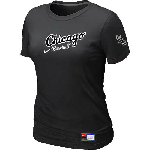 Chicago White Sox Nike Women's Black Away Practice T-Shirt,We sell and wholesale Chicago White Sox Nike Women's Black Away Practice T-Shirt on line form chian!