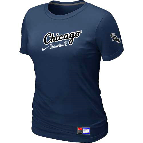 Chicago White Sox Nike Women's D.Blue Away Practice T-Shirt,We sell and wholesale Chicago White Sox Nike Women's D.Blue Away Practice T-Shirt on line form chian!