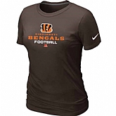 Cincinnati Bengals Brown Women's Critical Victory T-Shirt,baseball caps,new era cap wholesale,wholesale hats