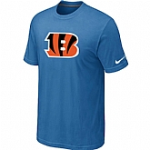 Cincinnati Bengals Sideline Legend Authentic Logo T-Shirt light Blue,baseball caps,new era cap wholesale,wholesale hats