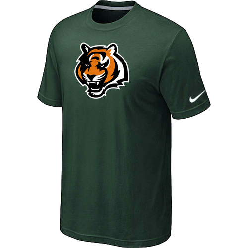 Cincinnati Bengals Tean Logo T-Shirt D.Green,We sell and wholesale Cincinnati Bengals Tean Logo T-Shirt D.Green on line form chian!