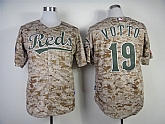 Cincinnati Reds #19 Joey Votto Alternate 2014 Camo Jerseys,baseball caps,new era cap wholesale,wholesale hats