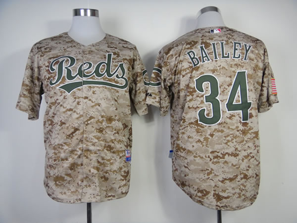 Cincinnati Reds #34 Homer Bailey 2014 Camo Jerseys,We sell and wholesale Cincinnati Reds #34 Homer Bailey 2014 Camo Jerseys on line form chian!