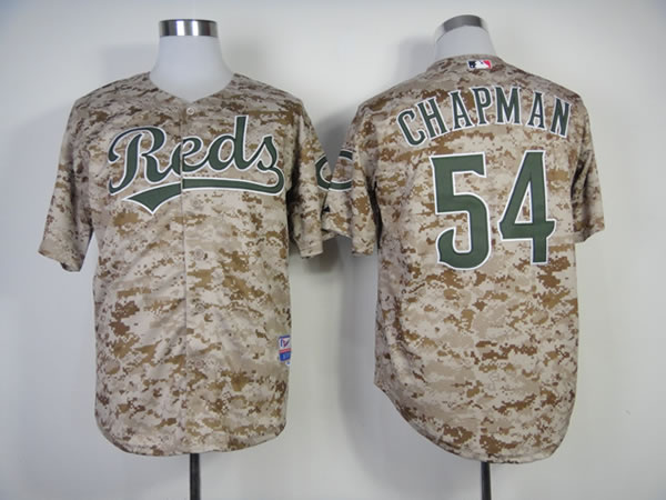 Cincinnati Reds #54 Aroldis Chapman 2014 Camo Jerseys,We sell and wholesale Cincinnati Reds #54 Aroldis Chapman 2014 Camo Jerseys on line form chian!