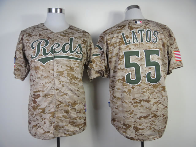Cincinnati Reds #55 Mat Latos Alternate 2014 Camo Jerseys,We sell and wholesale Cincinnati Reds #55 Mat Latos Alternate 2014 Camo Jerseys on line form chian!