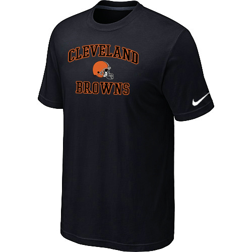 Cleveland Browns Heart & Soul Black T-Shirt,We sell and wholesale Cleveland Browns Heart & Soul Black T-Shirt on line form chian!