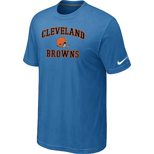 Cleveland Browns Heart & Soul light Blue T-Shirt,We sell and wholesale Cleveland Browns Heart & Soul light Blue T-Shirt on line form chian!