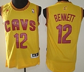 Cleveland Cavaliers #12 Anthony Bennett Revolution 30 Swingman Yellow Jerseys,baseball caps,new era cap wholesale,wholesale hats