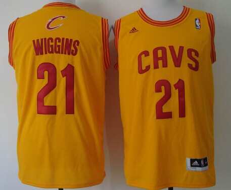 Cleveland Cavaliers #21 Andrew Wiggins Revolution 30 Swingman Yellow Jerseys,We sell and wholesale Cleveland Cavaliers #21 Andrew Wiggins Revolution 30 Swingman Yellow Jerseys on line form chian!