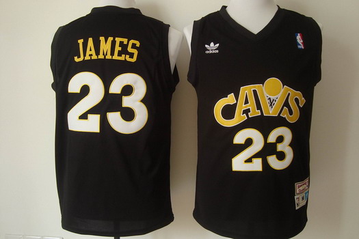 Cleveland Cavaliers #23 LeBron James CAVS Black Swingman Throwback Jerseys,We sell and wholesale Cleveland Cavaliers #23 LeBron James CAVS Black Swingman Throwback Jerseys on line form chian!