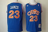 Cleveland Cavaliers #23 LeBron James CavFanatic Blue Swingman Throwback Jerseys,baseball caps,new era cap wholesale,wholesale hats