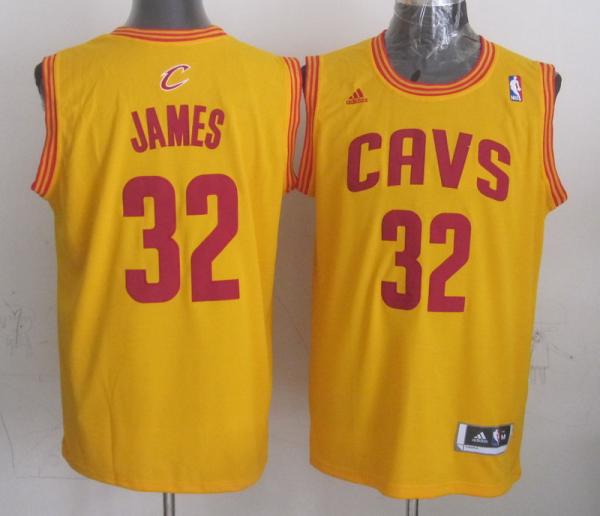 Cleveland Cavaliers #32 LeBron James Revolution 30 Swingman Yellow Jerseys,We sell and wholesale Cleveland Cavaliers #32 LeBron James Revolution 30 Swingman Yellow Jerseys on line form chian!