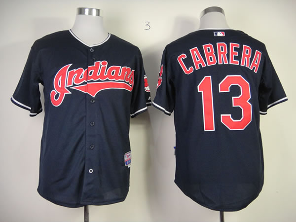 Cleveland Indians #13 Asdrubal Cabrera 2013 Navy Blue Jerseys,We sell and wholesale Cleveland Indians #13 Asdrubal Cabrera 2013 Navy Blue Jerseys on line form chian!