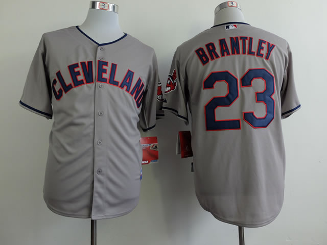 Cleveland Indians #23 Brantley Gray  Jerseys,We sell and wholesale Cleveland Indians #23 Brantley Gray  Jerseys on line form chian!