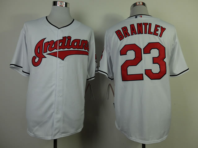 Cleveland Indians #23 Brantley White Jerseys,We sell and wholesale Cleveland Indians #23 Brantley White Jerseys on line form chian!