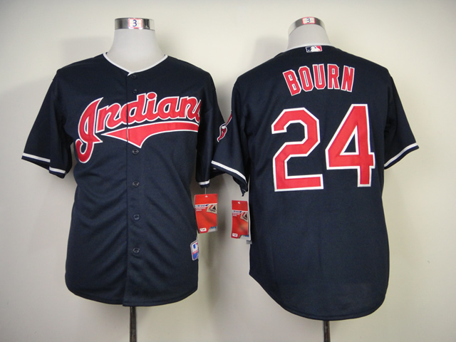 Cleveland Indians #24 Michael Bourn Navy Blue Jerseys,We sell and wholesale Cleveland Indians #24 Michael Bourn Navy Blue Jerseys on line form chian!