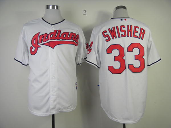 Cleveland Indians #33 Nick Swisher 2013 White Jerseys,We sell and wholesale Cleveland Indians #33 Nick Swisher 2013 White Jerseys on line form chian!