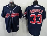 Cleveland Indians #33 Nick Swisher Navy Blue Jerseys,baseball caps,new era cap wholesale,wholesale hats