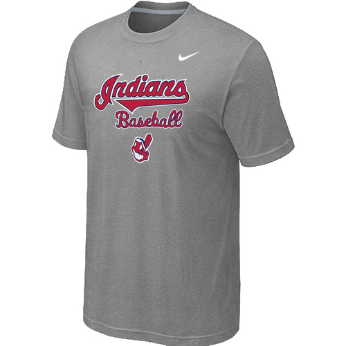 Cleveland Indians 2014 Home Practice T-Shirt - Light Grey,We sell and wholesale Cleveland Indians 2014 Home Practice T-Shirt - Light Grey on line form chian!