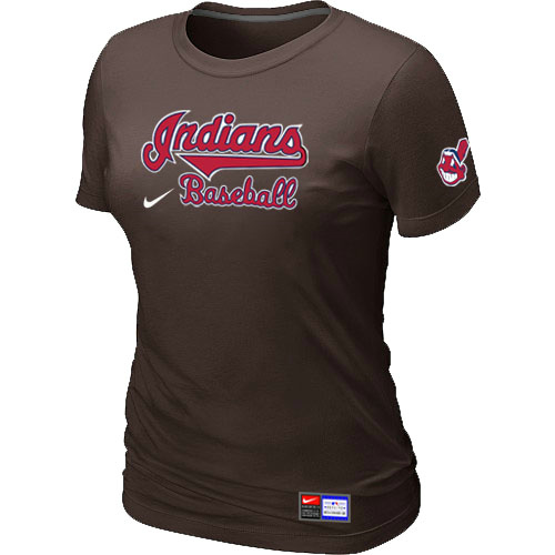 Cleveland Indians Brown Nike Women's Short Sleeve Practice T-Shirt,We sell and wholesale Cleveland Indians Brown Nike Women's Short Sleeve Practice T-Shirt on line form chian!