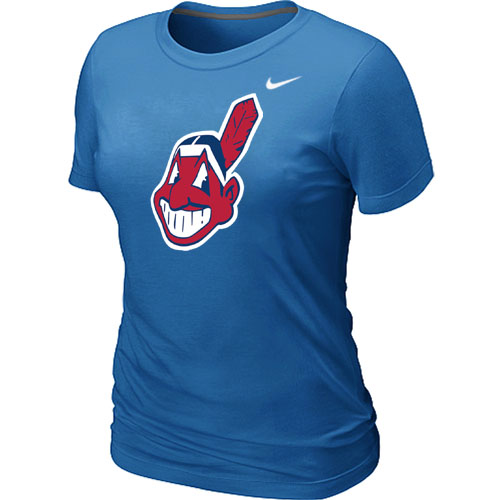Cleveland Indians Heathered Nike L.blue Blended Women's T-Shirt,We sell and wholesale Cleveland Indians Heathered Nike L.blue Blended Women's T-Shirt on line form chian!