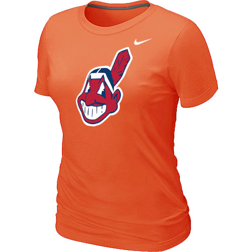 Cleveland Indians Heathered Nike Orange Blended Women's T-Shirt,We sell and wholesale Cleveland Indians Heathered Nike Orange Blended Women's T-Shirt on line form chian!