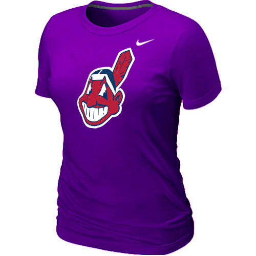 Cleveland Indians Heathered Nike Purple Blended Women's T-Shirt,We sell and wholesale Cleveland Indians Heathered Nike Purple Blended Women's T-Shirt on line form chian!