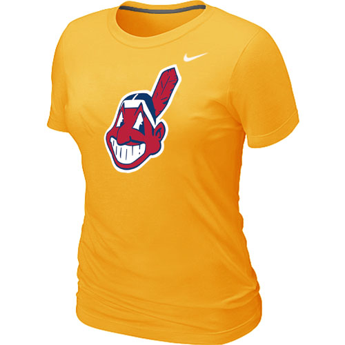 Cleveland Indians Heathered Nike Yellow Blended Women's T-Shirt,We sell and wholesale Cleveland Indians Heathered Nike Yellow Blended Women's T-Shirt on line form chian!