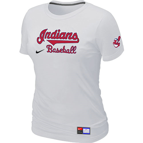 Cleveland Indians White Nike Women's Short Sleeve Practice T-Shirt,We sell and wholesale Cleveland Indians White Nike Women's Short Sleeve Practice T-Shirt on line form chian!