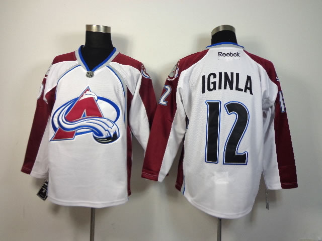 Colorado Avalanche #12 Jarome Iginla White Jerseys,We sell and wholesale Colorado Avalanche #12 Jarome Iginla White Jerseys on line form chian!