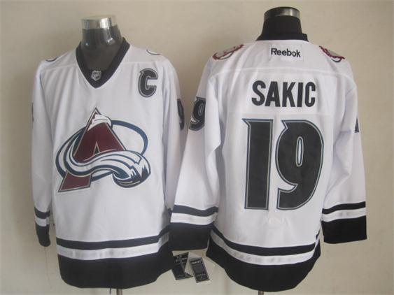 Colorado Avalanche #19 Joe Sakic 2014 White Jerseys,We sell and wholesale Colorado Avalanche #19 Joe Sakic 2014 White Jerseys on line form chian!