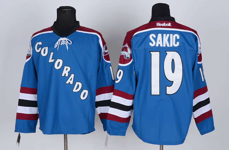 Colorado Avalanche #19 Sakic Blue C Patch Jerseys,We sell and wholesale Colorado Avalanche #19 Sakic Blue C Patch Jerseys on line form chian!