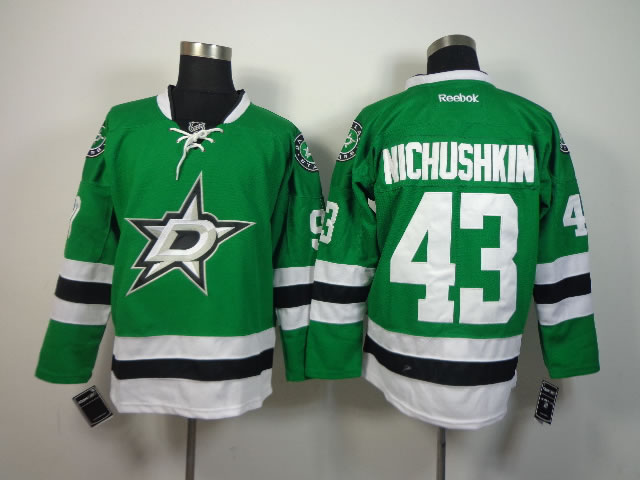 Dallas Stars #43 Nichushkin Green Jerseys,We sell and wholesale Dallas Stars #43 Nichushkin Green Jerseys on line form chian!