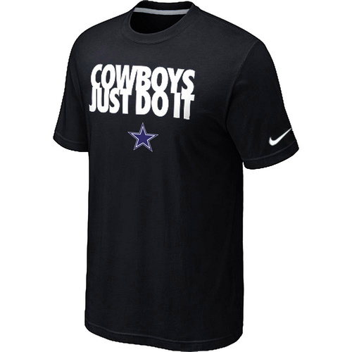 Dallas cowboys Just Do It Black T-Shirt,We sell and wholesale Dallas cowboys Just Do It Black T-Shirt on line form chian!