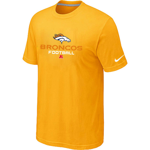 Denver Broncos Critical Victory Yellow T-Shirt,We sell and wholesale Denver Broncos Critical Victory Yellow T-Shirt on line form chian!